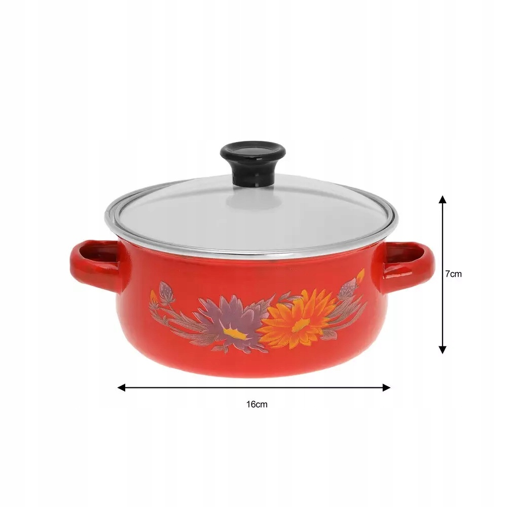 Zestaw emaliowany garnkow garnki emaliowane garnek Materiał emaliowane