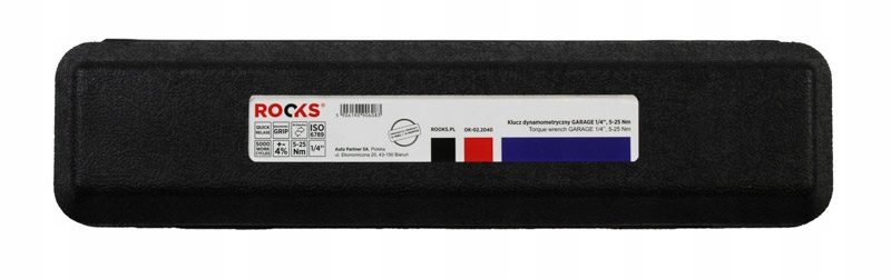 Klucz dynamometryczny garage 1/4", 5-25 nm