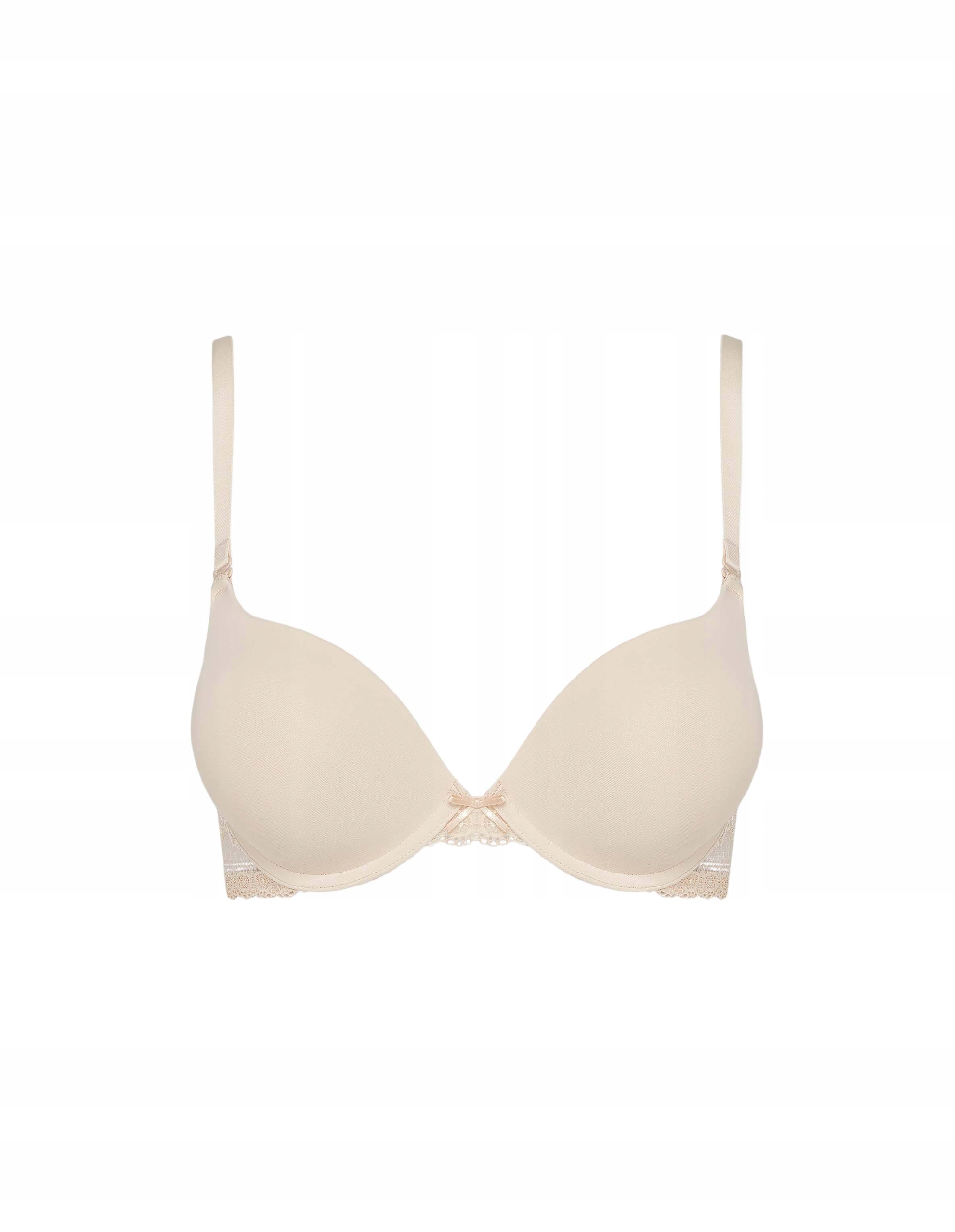 Biustonosz Push Up Stanik Cielisty Beżowy Bielizna Esotiq 75B