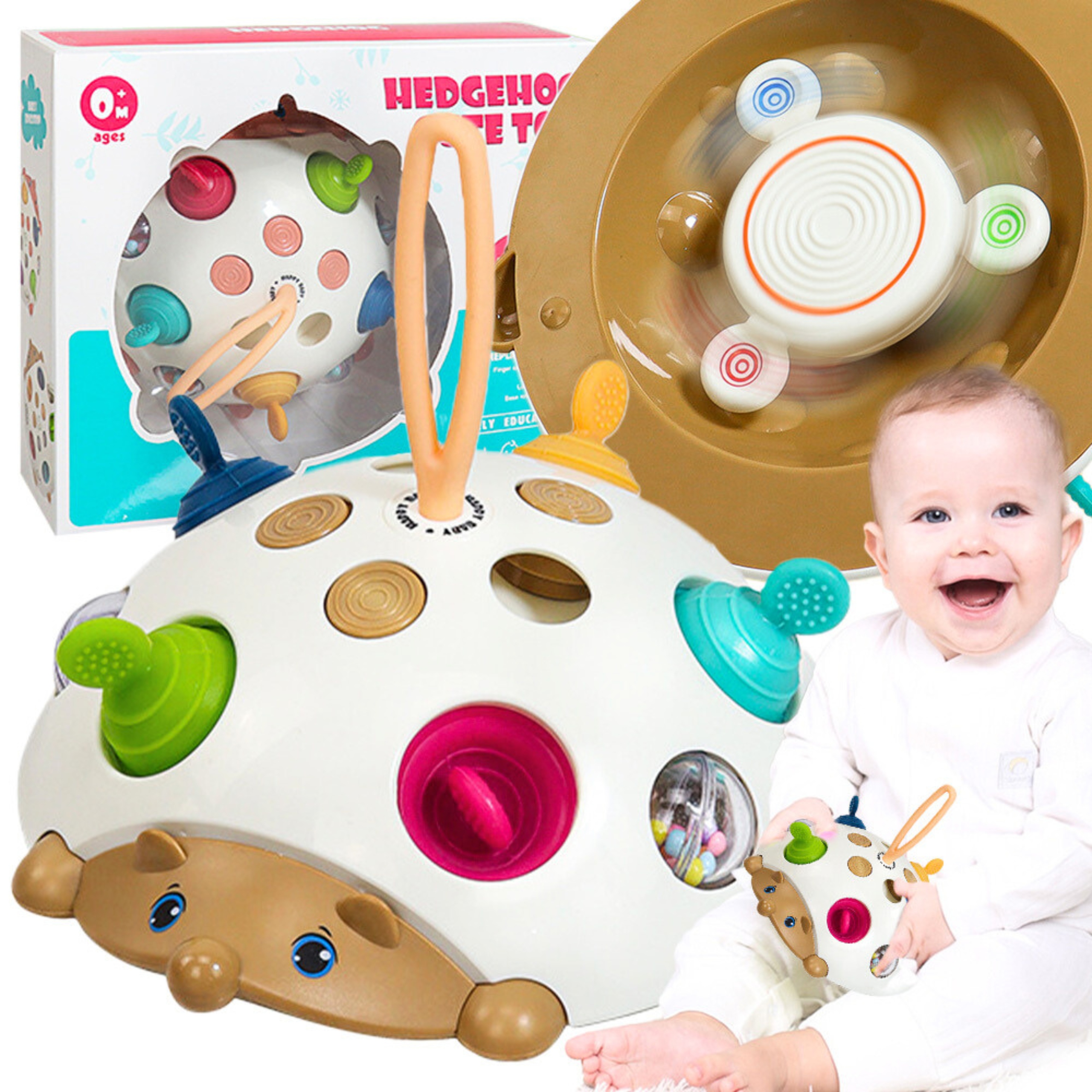 ZABAWKA SENSORYCZNA JEŻYK ANTYSTRESOWY KOLOROWY JEŻ POPIT DLA DZIECI