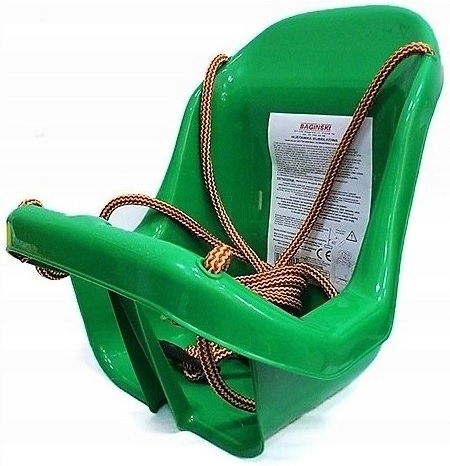 SOLIDNA HUŚTAWKA KUBEŁKOWA KOLOROWA Z PASEM Rodzaj huśtawka kubełkowa