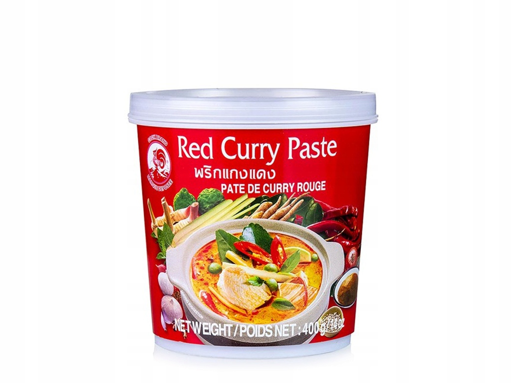 

Pasta Curry Czerwona 400G Cock Brand