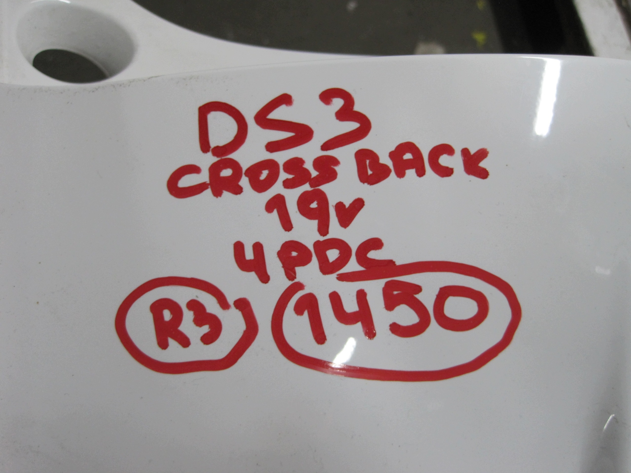 bumper rear CITROEN DS3 4 PDC 19r rear part