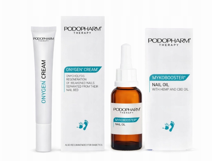 Sada Podopharm Mykobooster Olej a Onygen krém mykóza onycholýza