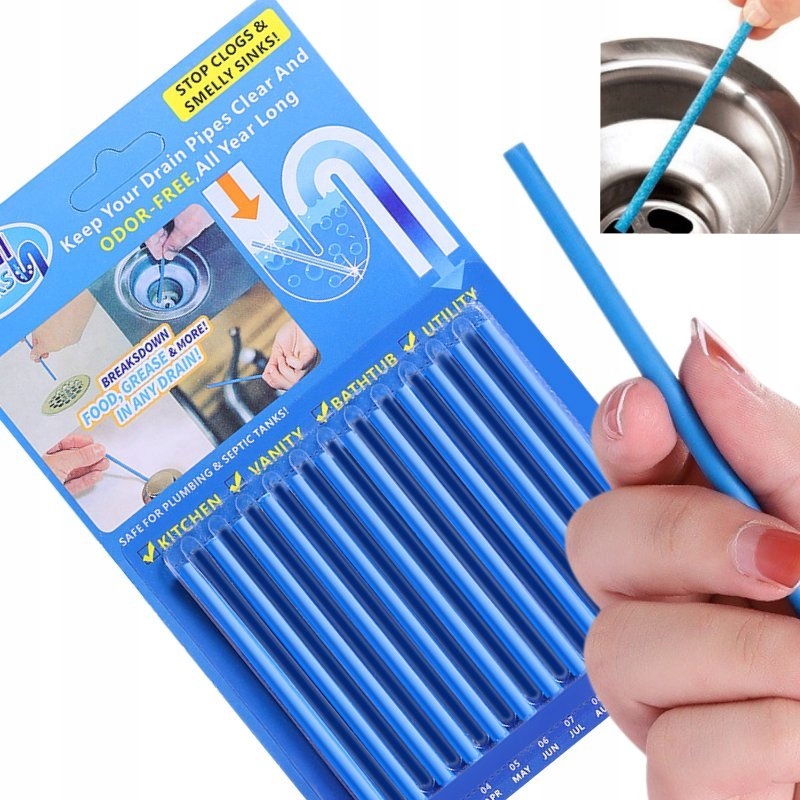 

Sani Stick Patyczki Do Udrażniania Zlewu Rur 12SZT