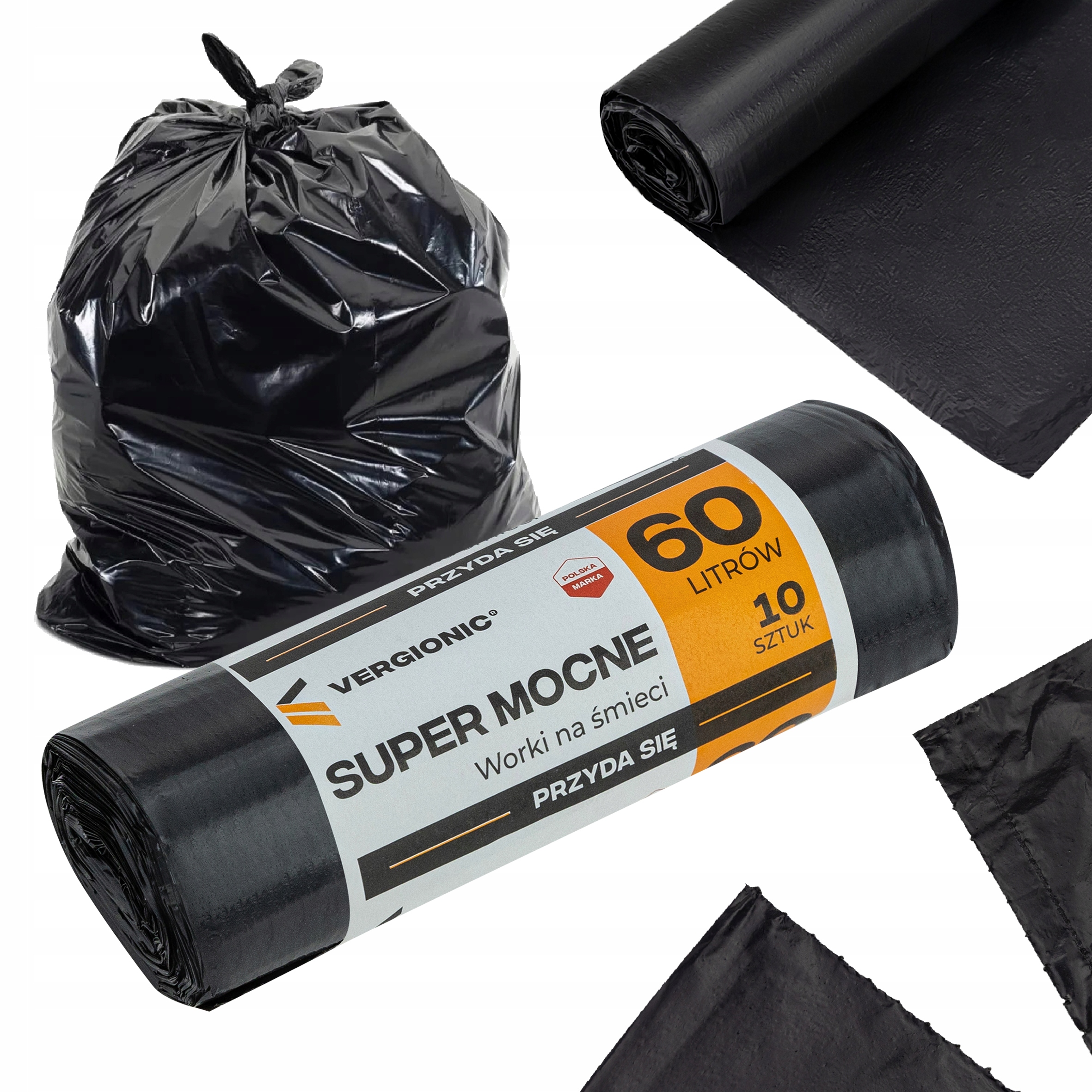 

Worek Worki Na Śmieci 60L 10SZT Uniwersalne Mocne