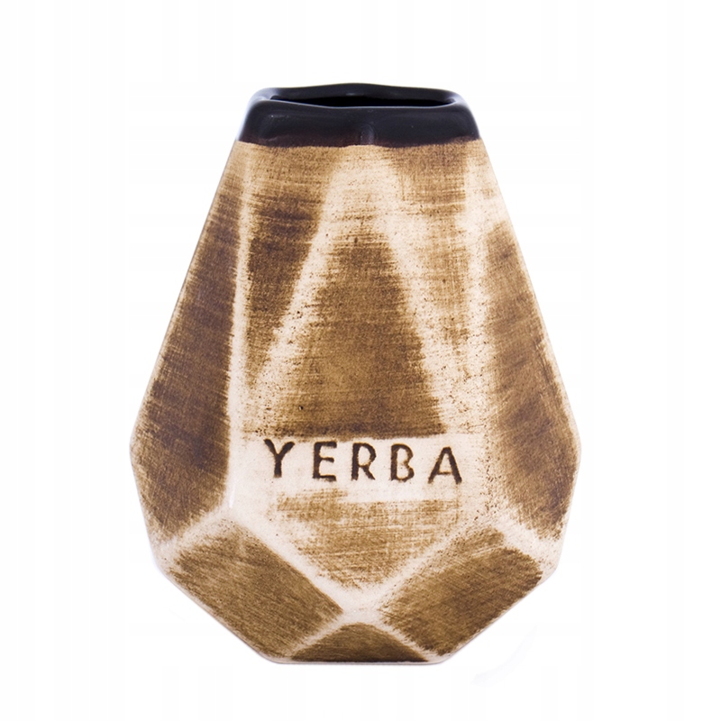 MATERO DIAMENT CERAMICZNE YERBA MATE BRĄZOWE 350ML