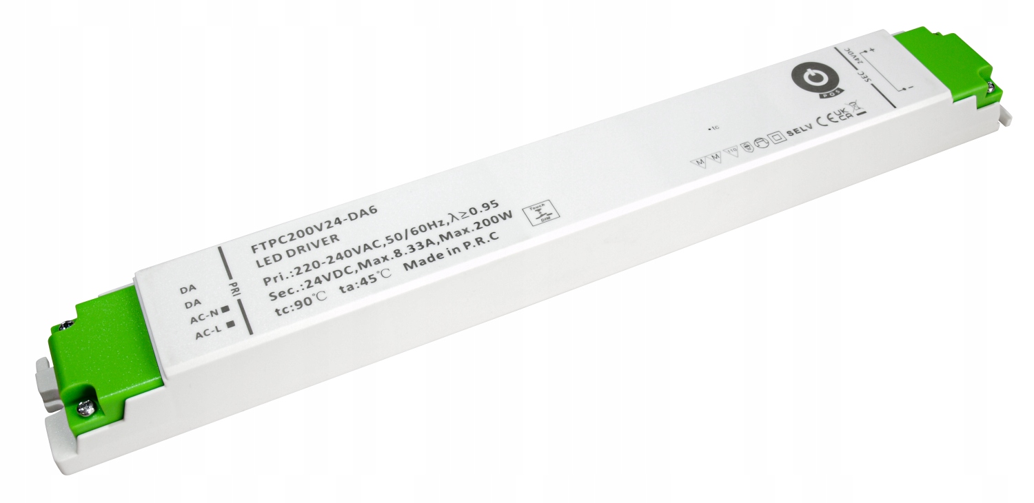 Nábytkový napájecí zdroj pro Led stmívatelný 24V 200W