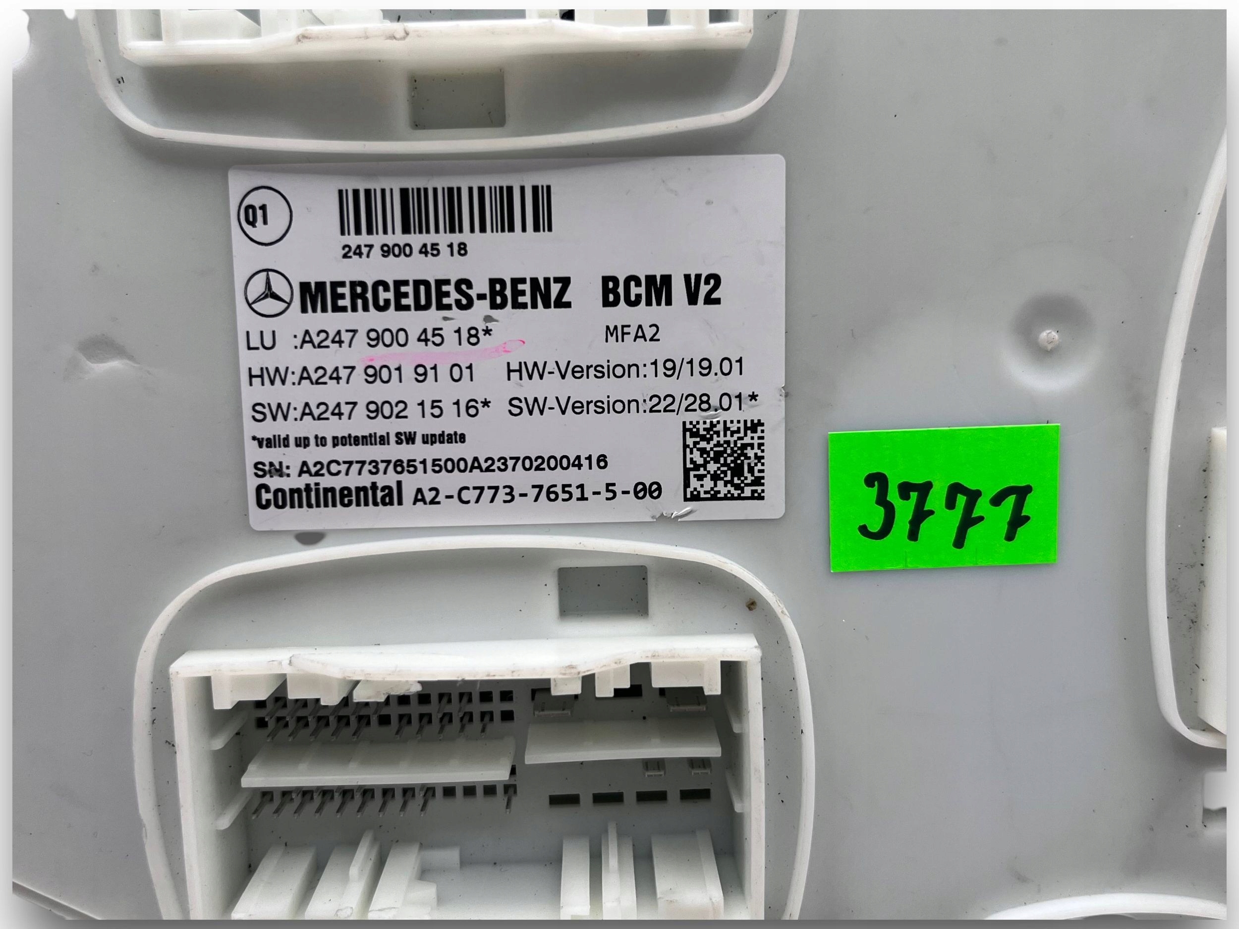 MERCEDES W247 module SAM 2479004518 @M