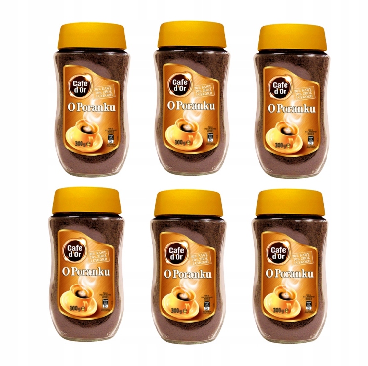 Levně 6 x Káva káva Cafe d'Or Ráno 300 g