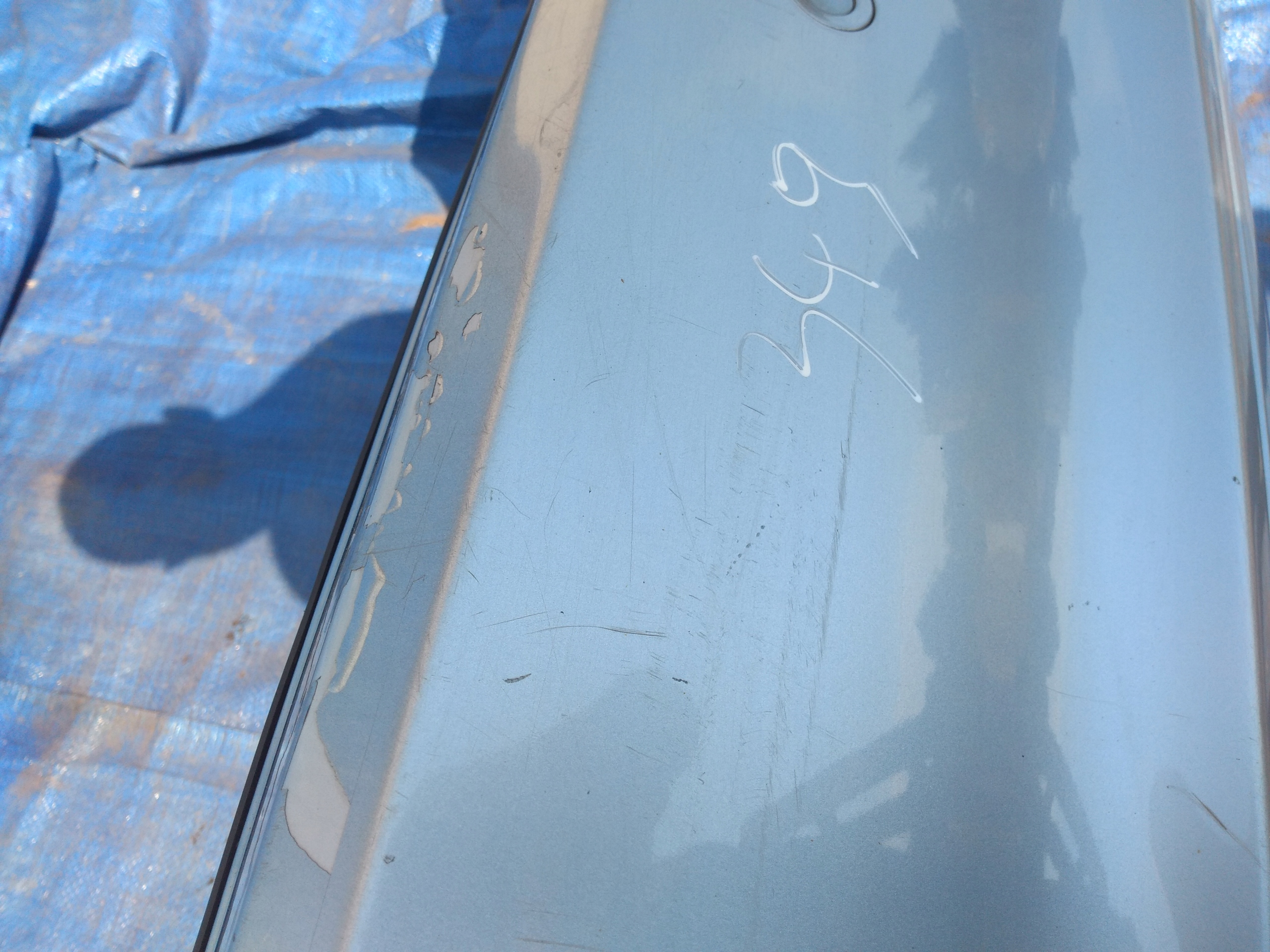 MERCEDES W251 Stoßstange hinten heck 349