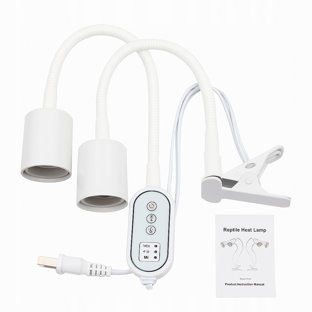 Levně lampa pro topení zvířat plazů lapma topení dvojitá