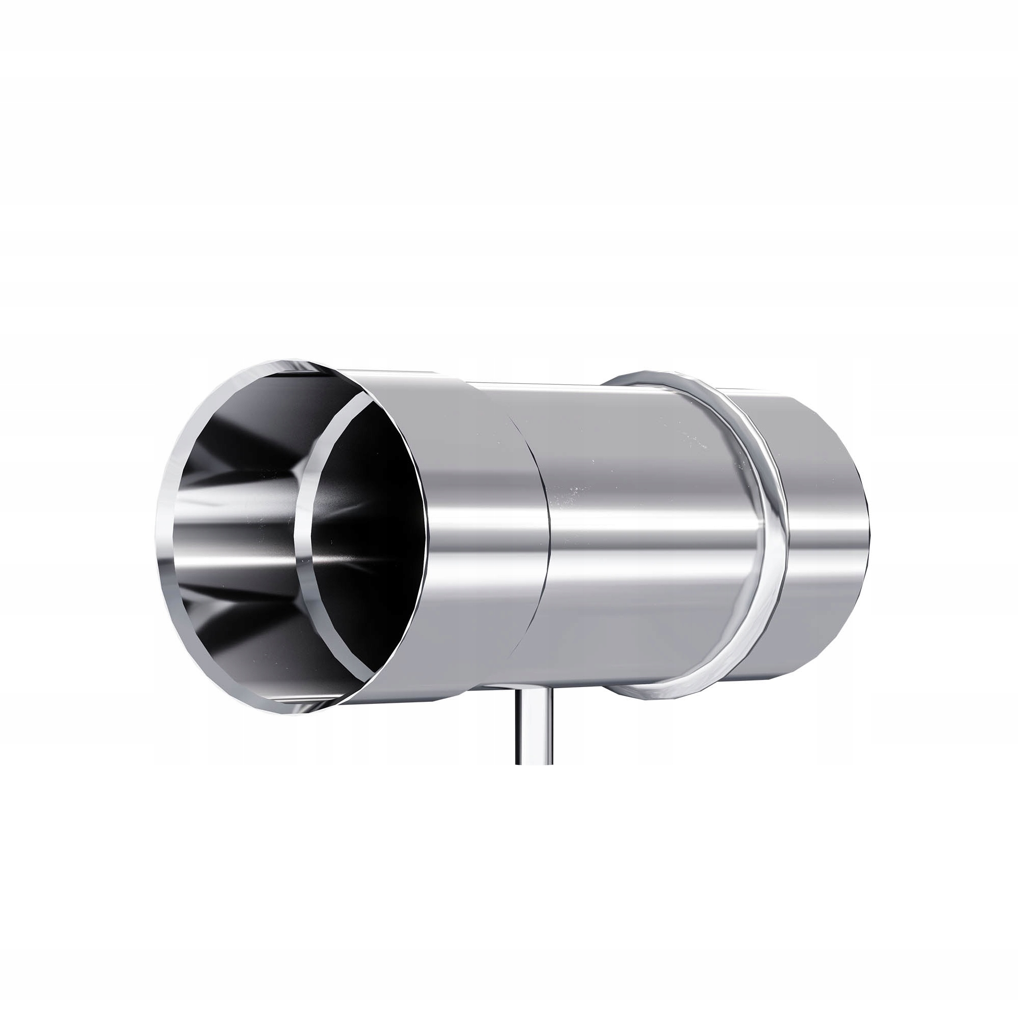 Ks Trubka kyselinovzdorná s měřícím hrdlem 90 mm 0,5 mm 0,25 m komín