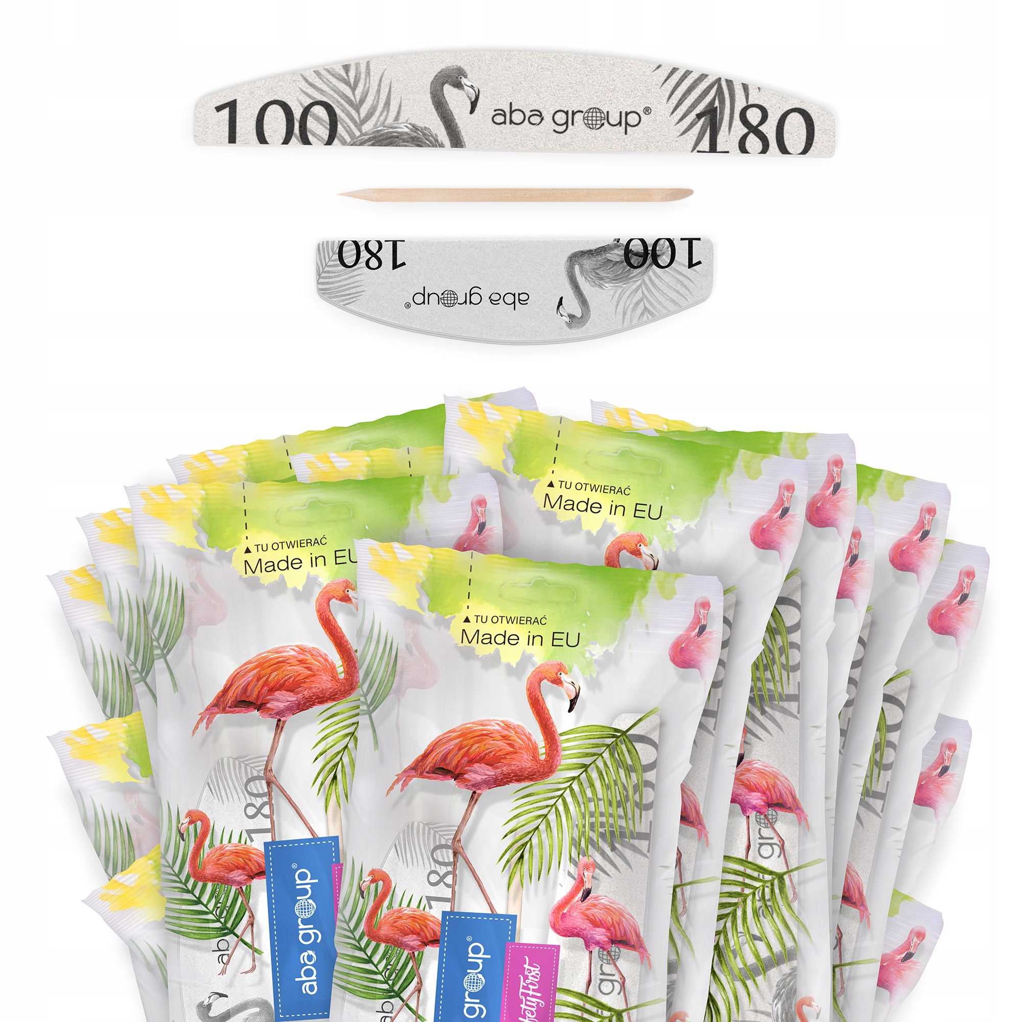 

AbaGroup Pilnik 100/180 Slim Zestaw 3 Manicure x50