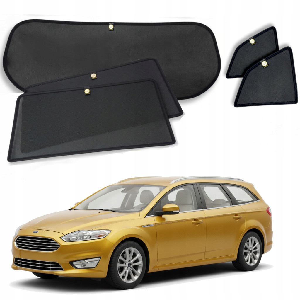 Dedikované záclony Mondeo 4 Mk IV kombi-5 ks Polift