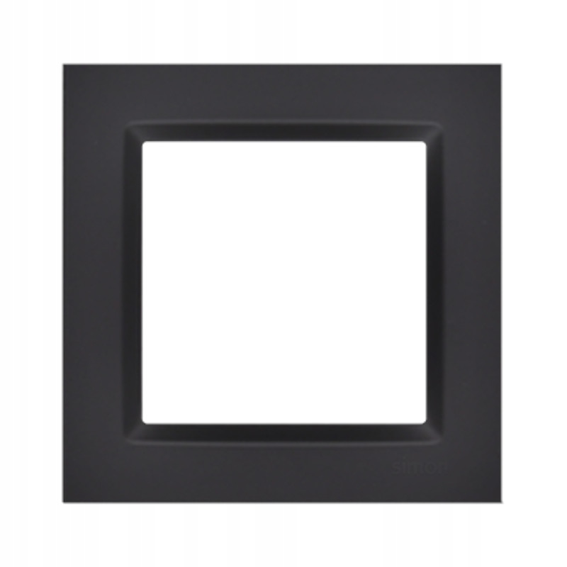 

SIMON10 Ramka maskująca 1-krotna czarny mat