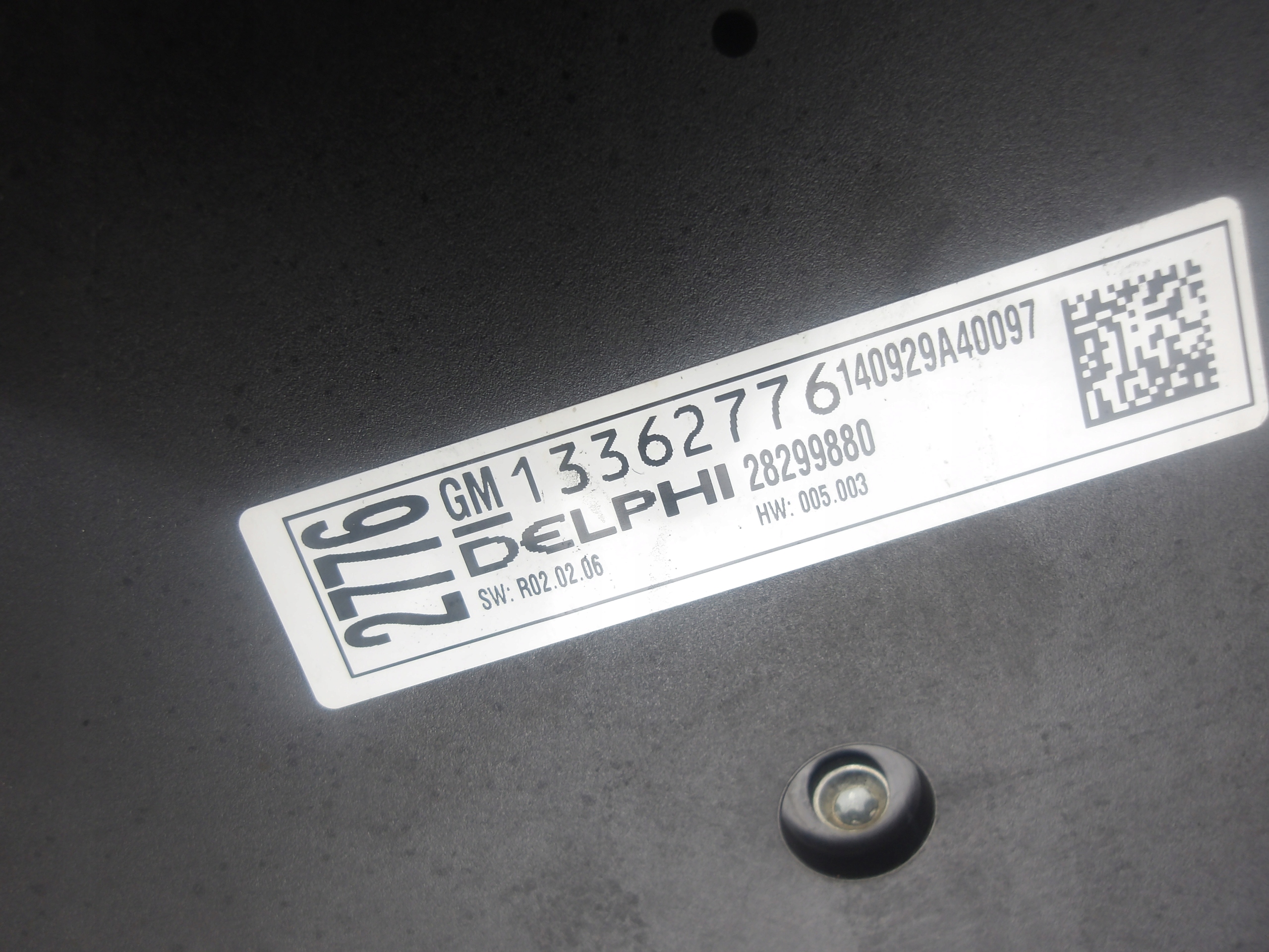 OPEL MERIVA B LIFT 13-17 control panel RADIEM 13362776 OE