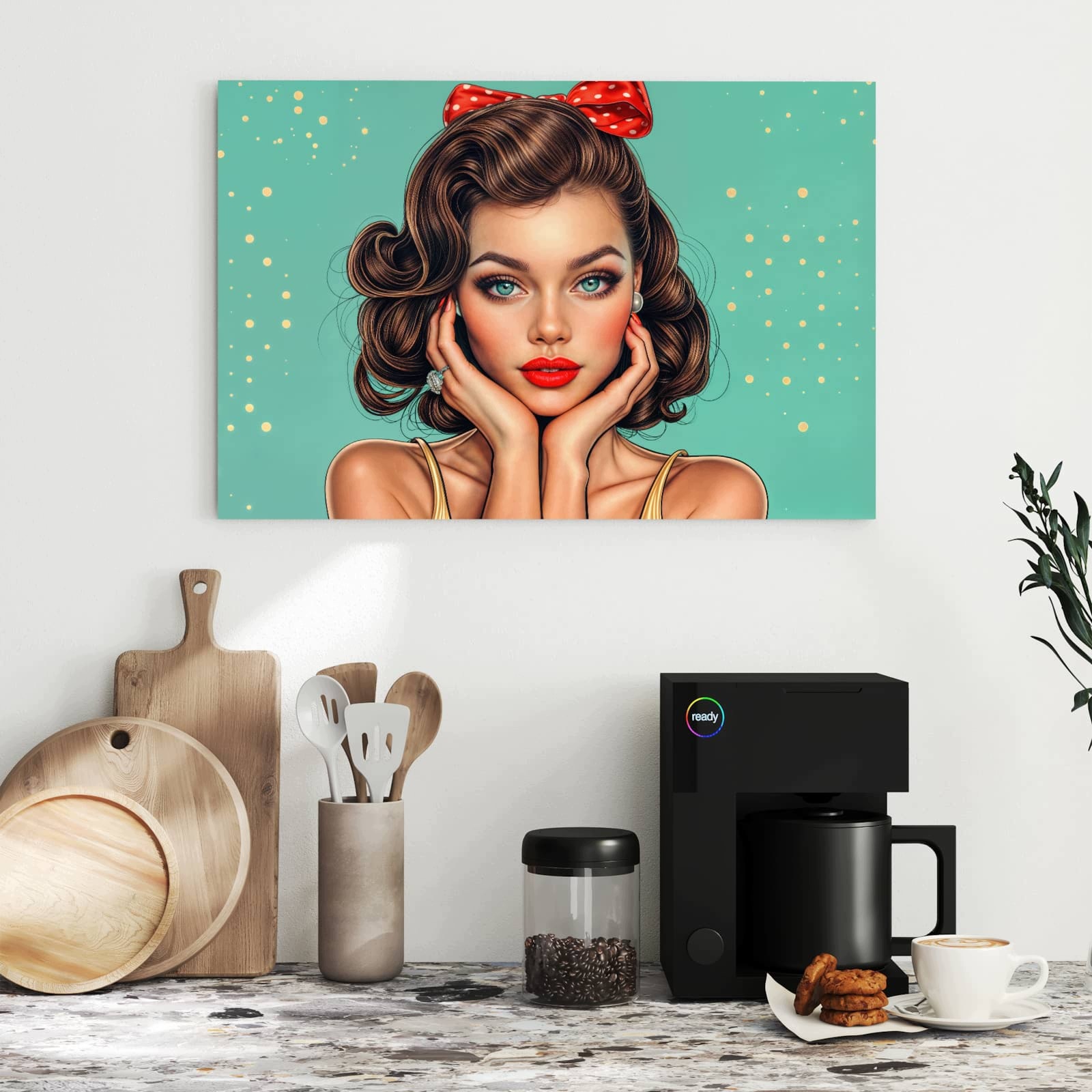 Magnetická tabule Retro Piekno 60 × 40 cm