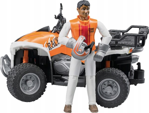 Quad z kierowcą Bruder 63000 Materiał guma plastik
