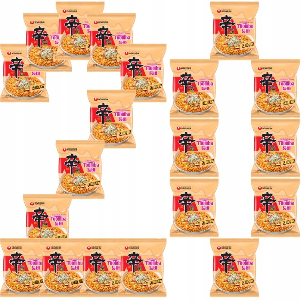 Levně 20 x Korejské těstoviny Shin Ramyun Stir Fry Creamy Toomba 137 g Nong Shim