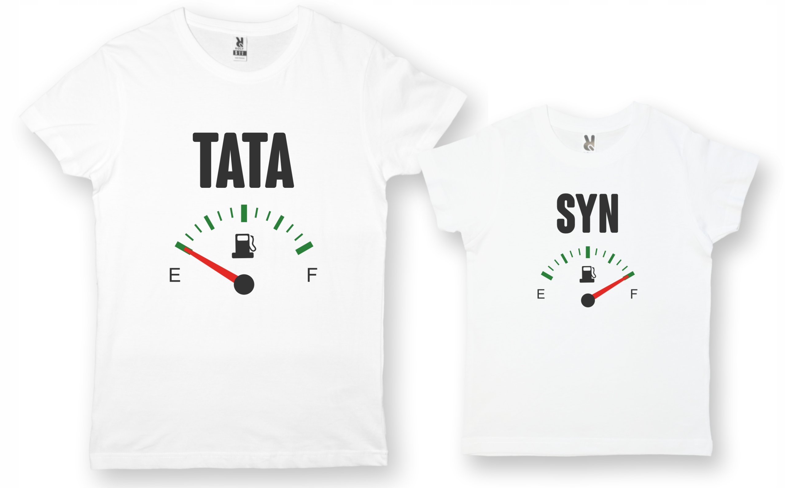 

Komplet koszulek dla Taty i Syna Dzień Ojca