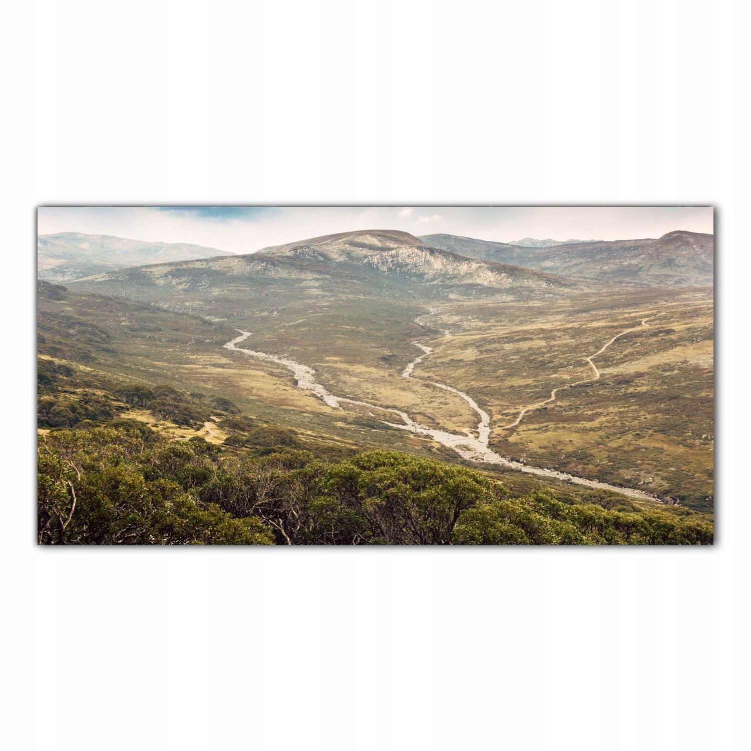 Austrálie Hory Příroda 120x60 Panel sklo do kuchyně
