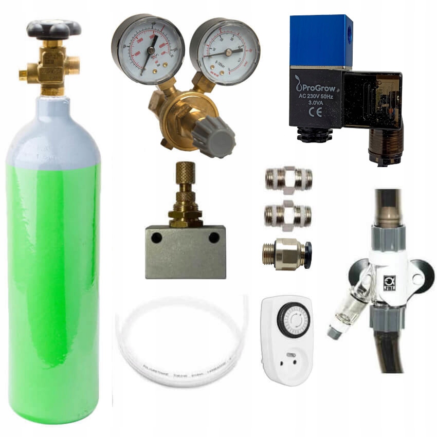 

Zestaw CO2 Reaktor Grow 12/16mm z butlą 2L