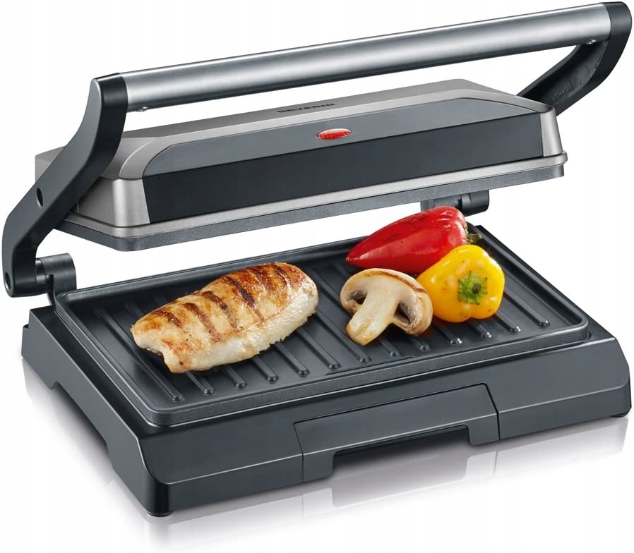 Kontaktní elektrický gril Severin KG2394 černý 800 W Kompakt MultiGrill
