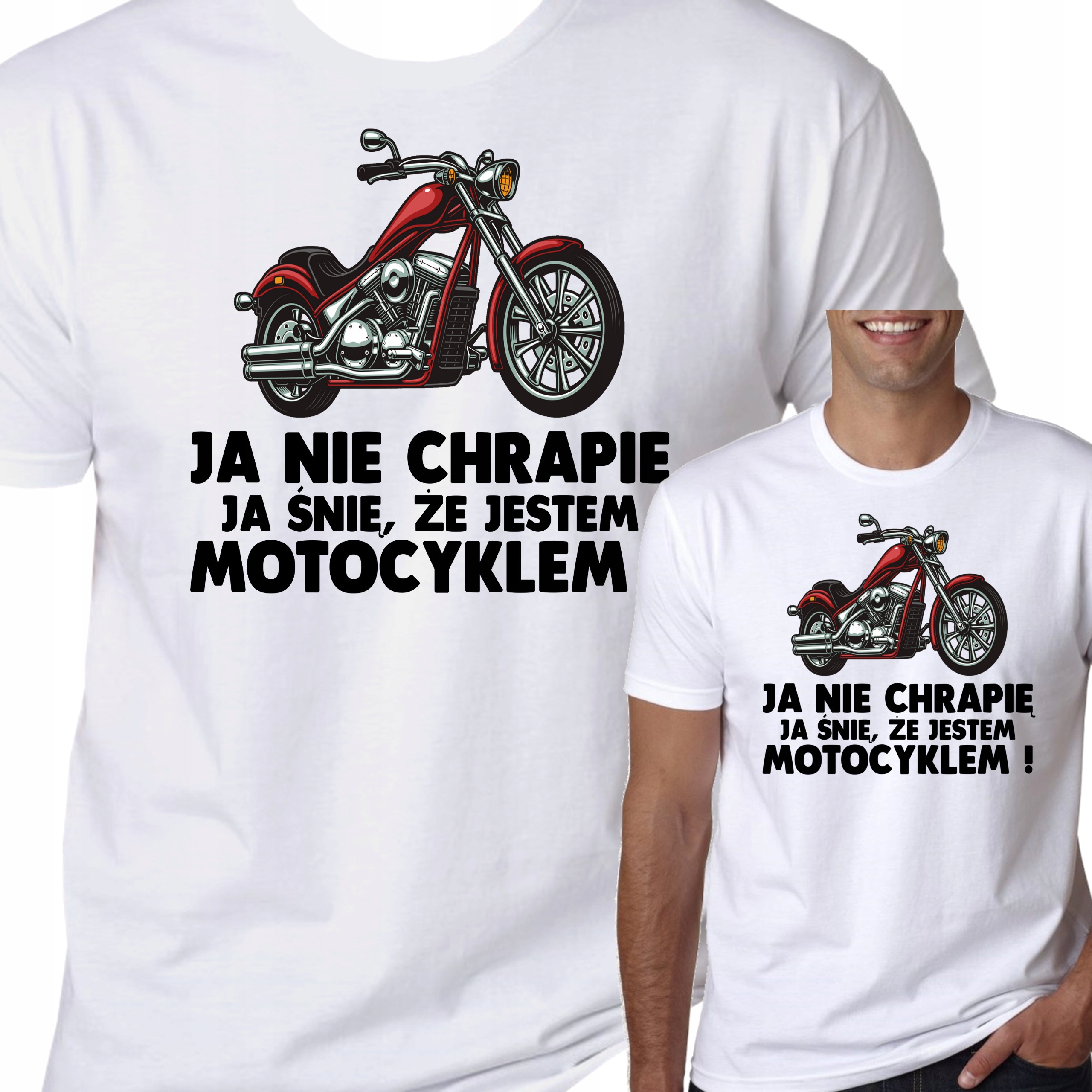 

Koszulka Ja Nie Chrapię Snię Motocyklem XXL 1018