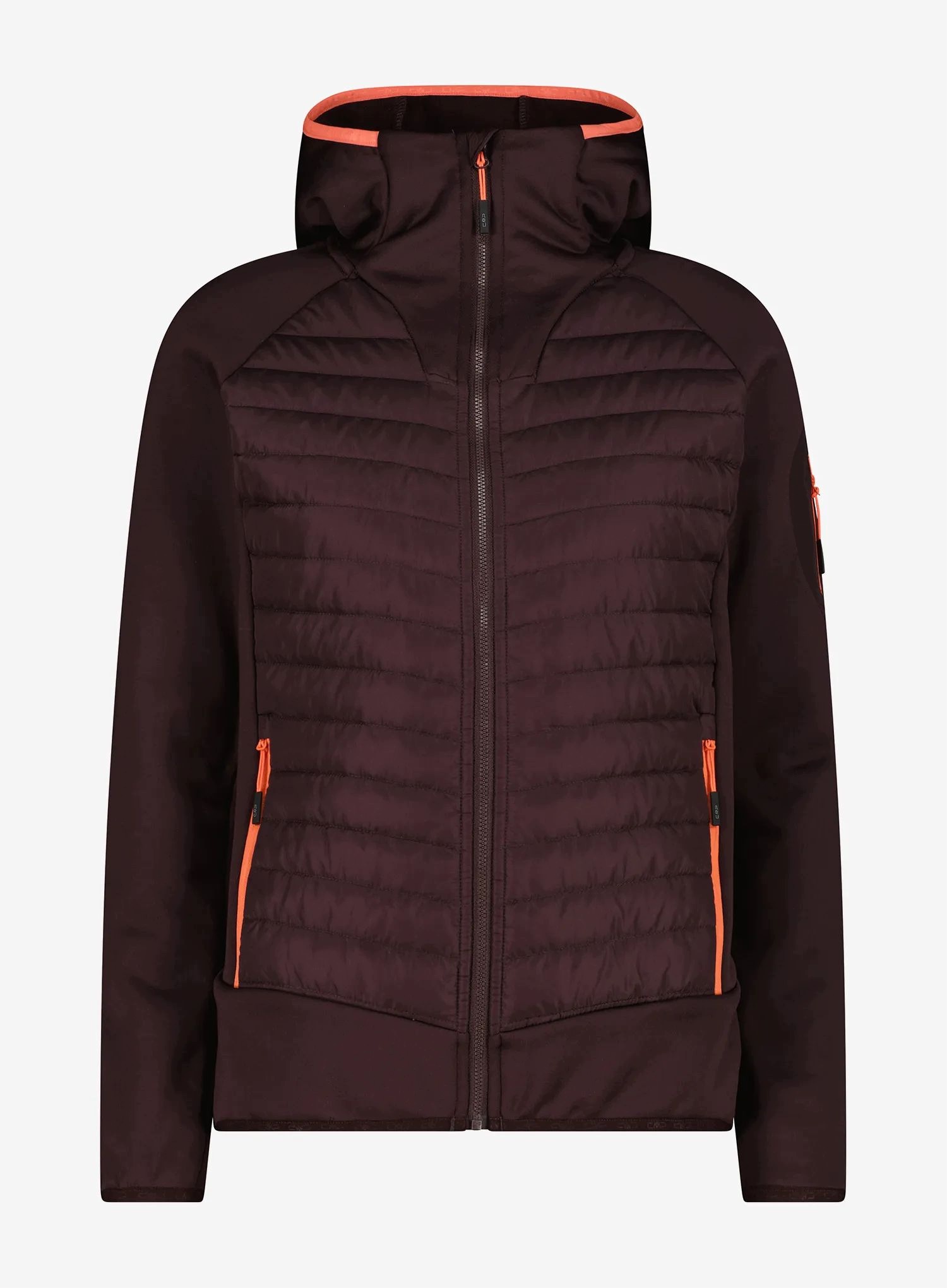 Kurtka hybrydowa damska Cmp Elviro black berry 36 (xs)
