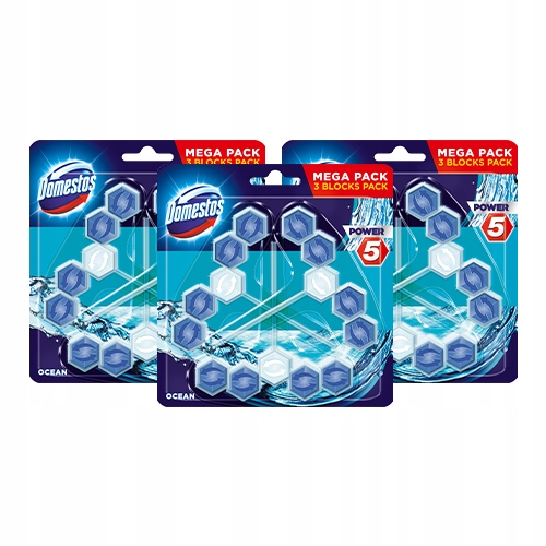 

Domestos Trio Power 5 Kostka Toaletowa 9x55g Ocean