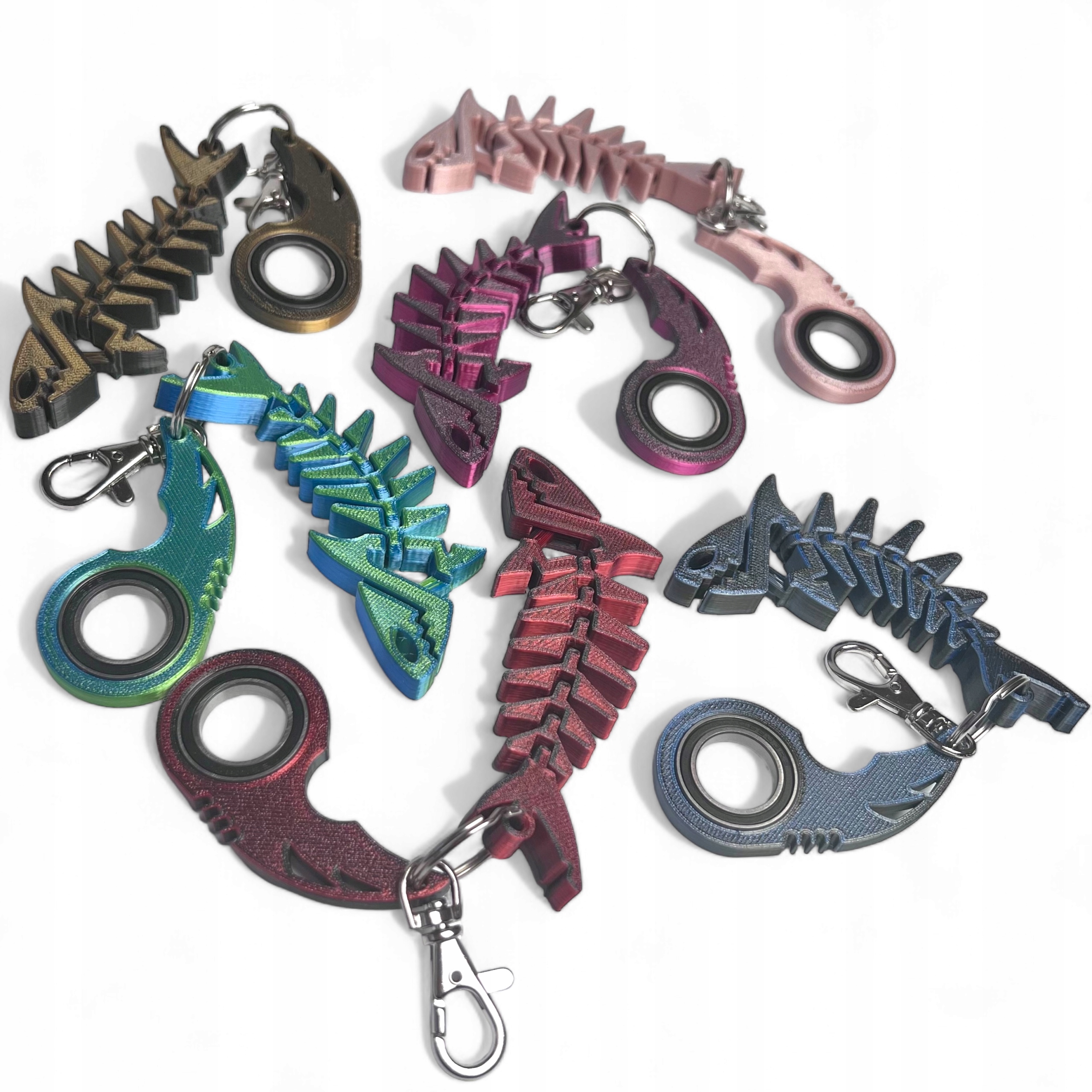 Keyrambit NOWY MODEL rekinek TikTok + GRATIS karabińczyk brelok keyspinner Kod producenta Keyrambit_rekinek_2