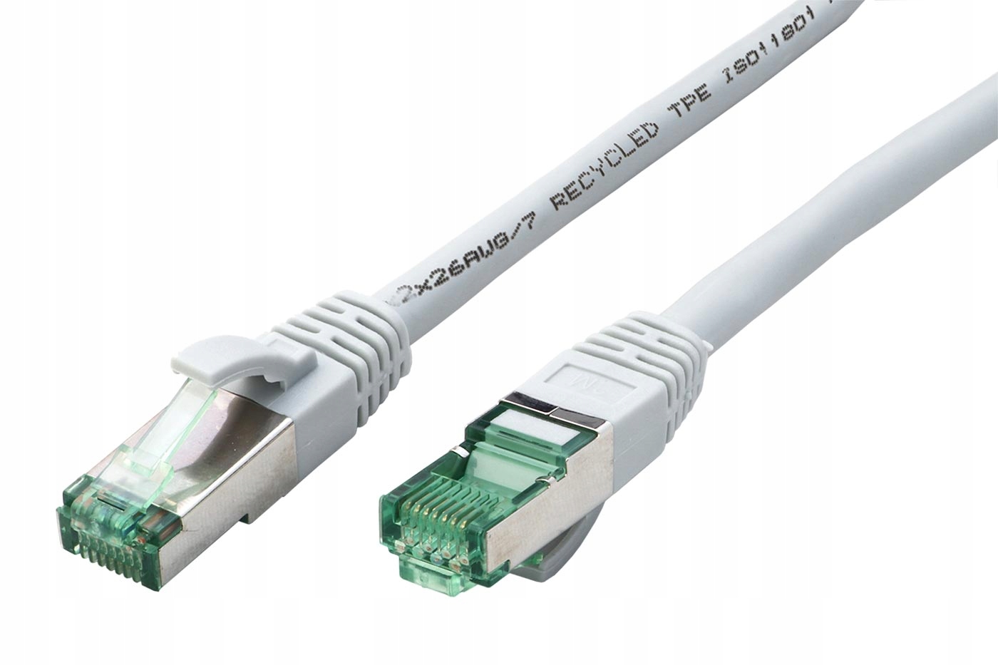 Roline-rm S/ftp patchkabel kat. 6a, 20m, šedý