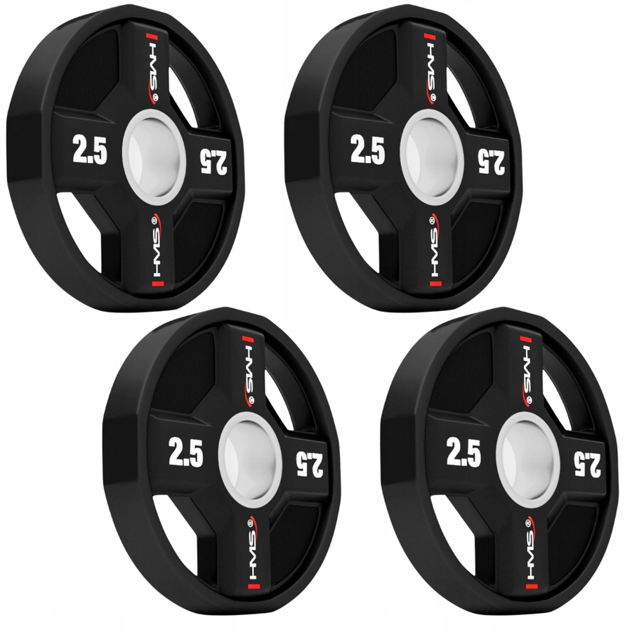 Hms Talíř Závaží Olympijské Na Osa Tyč Polyuretanová 4 x 2,5 kg