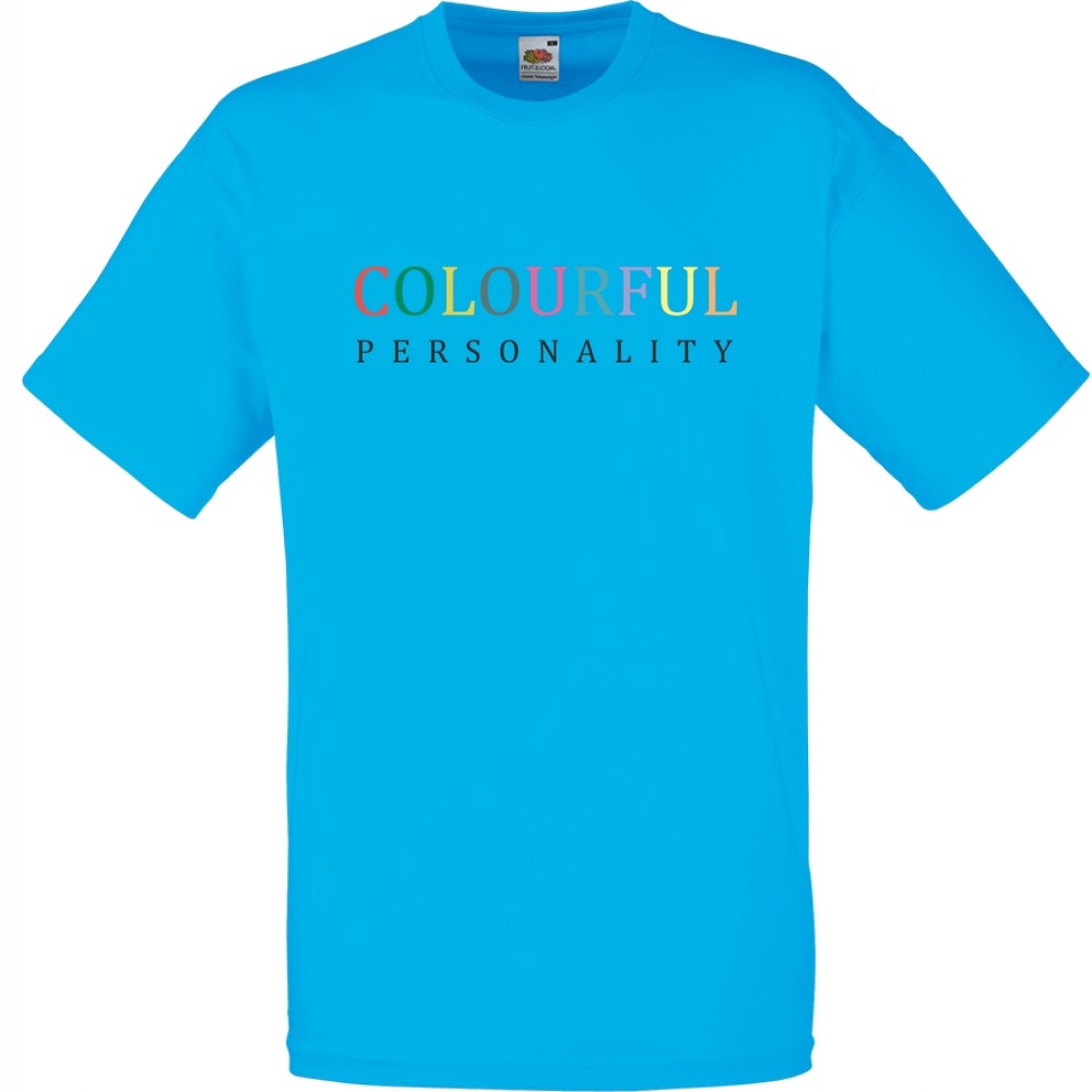 

Koszulka colourfull personality L lazurowa