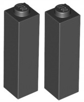 

Lego Klocek 1x1x3 Czarny/Black (14716/6065496) x2