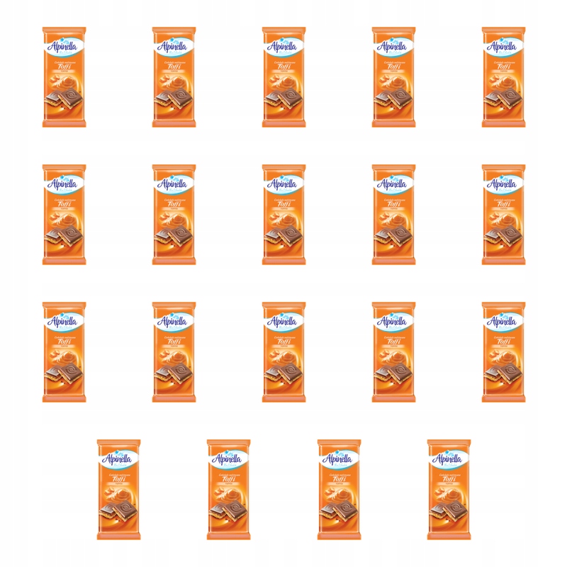Čokoláda Alpinella plněná Toffi 100 g X19