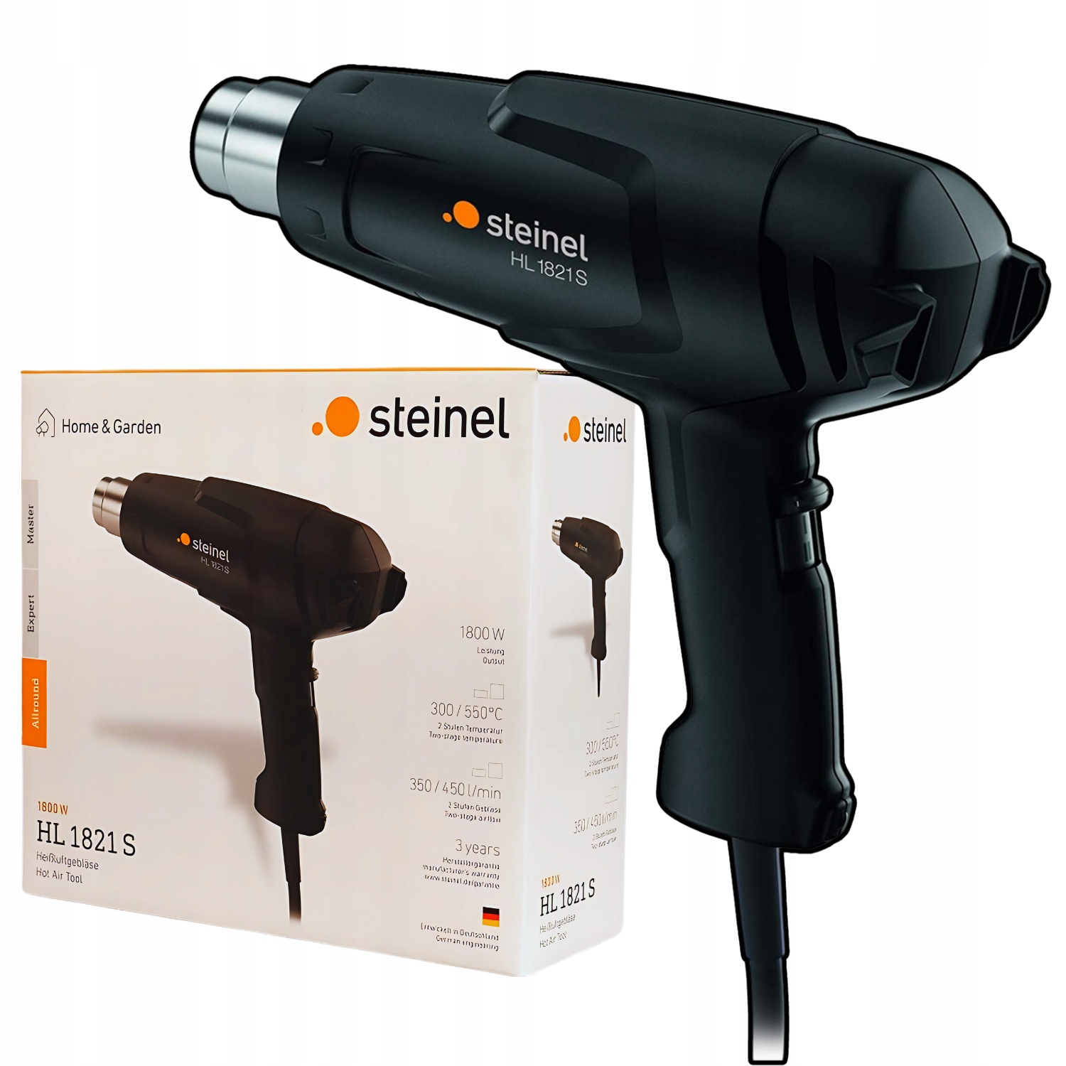 Opalarka 1800W Opalarka elektryczna Steinel HL1821S 300-550°C do zgrzewania