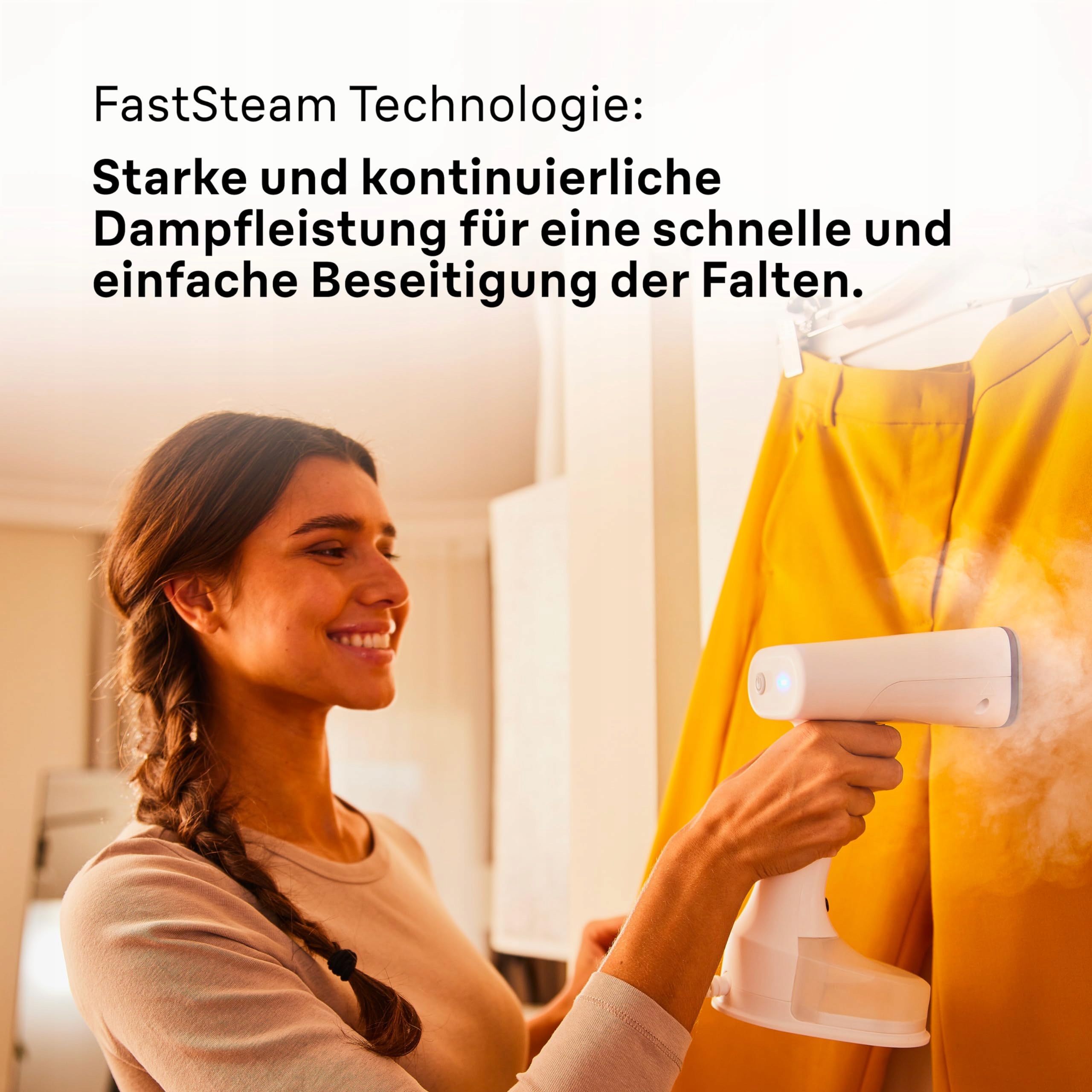 BRAUN QuickStyle 5 GS5011PU Steamer 1200W 150ml 45 Sekund Gotowy — miniatura 6