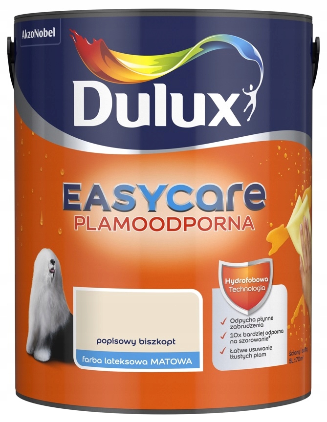 

Farba Dulux Easy Care popisowy biszkopt, 5l