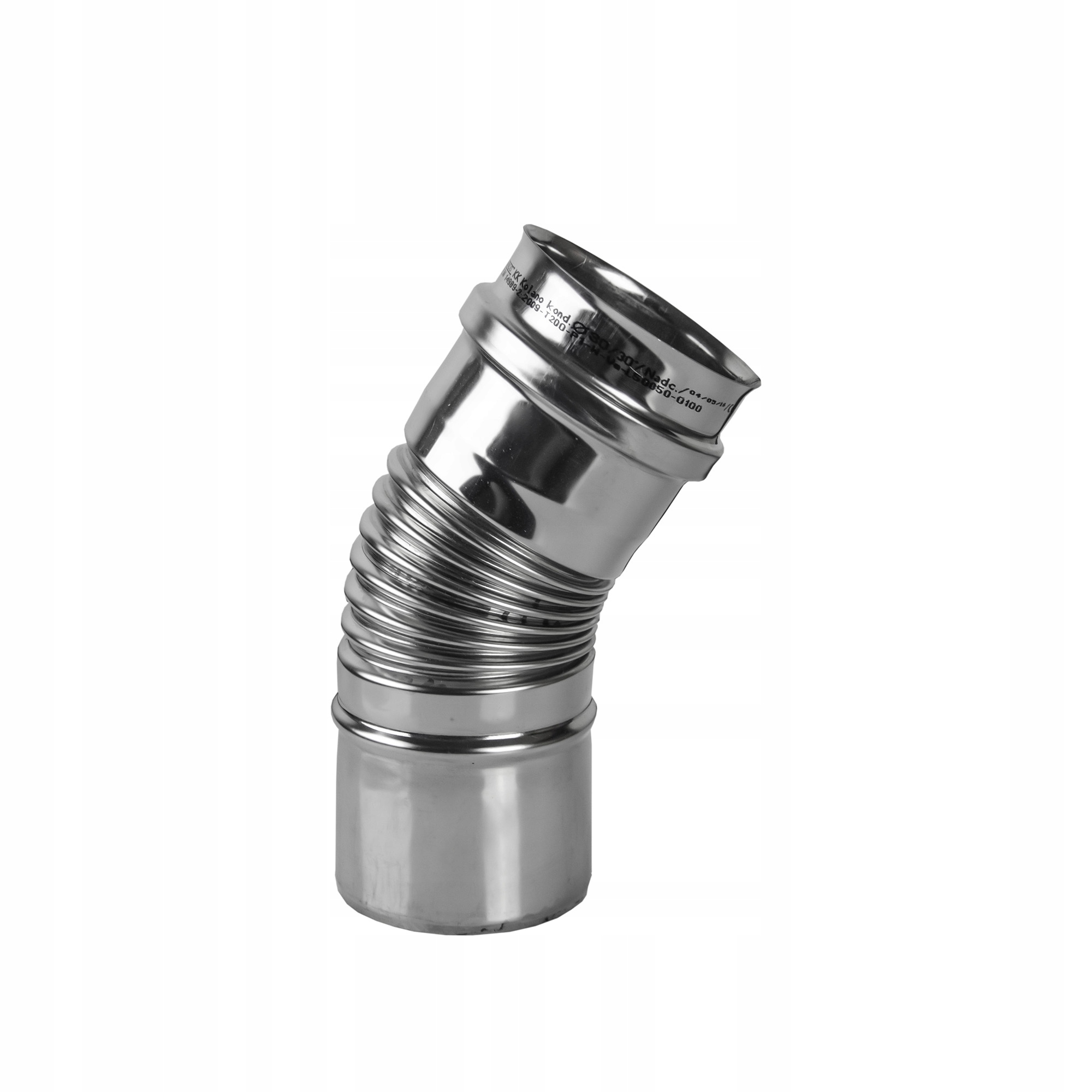 Kk Koleno s těsněním fi 225 mm vložka komín plyn turbo 30 stupňů kyselina