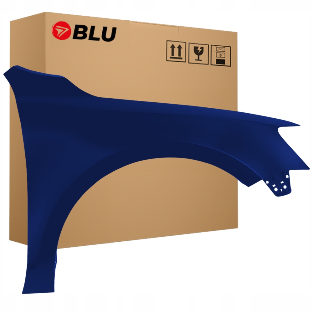 Blu Blatník Vw Jetta VI 6 LP5W pravý modrý 10-18 přední TempestBlau