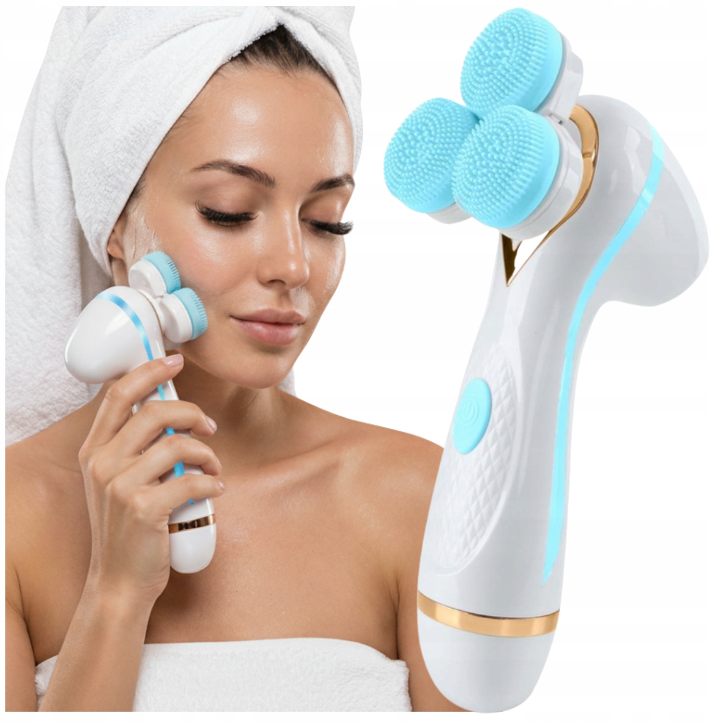 Kartáček na obličej Riborn Beauty Sonický Rotační pro každou pleť