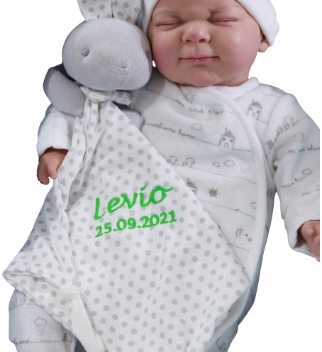 

BotoBaby Przytulanka bawełniana Szary Króliczek