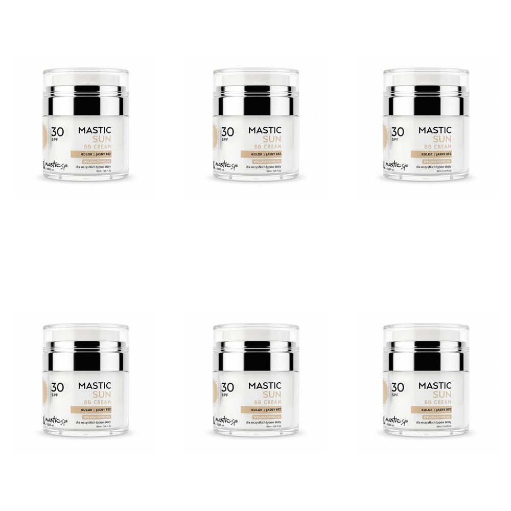 Bb barvicí krém SPF30 s filtrem Světle béžový 50 ml Mastic sada 6 ks