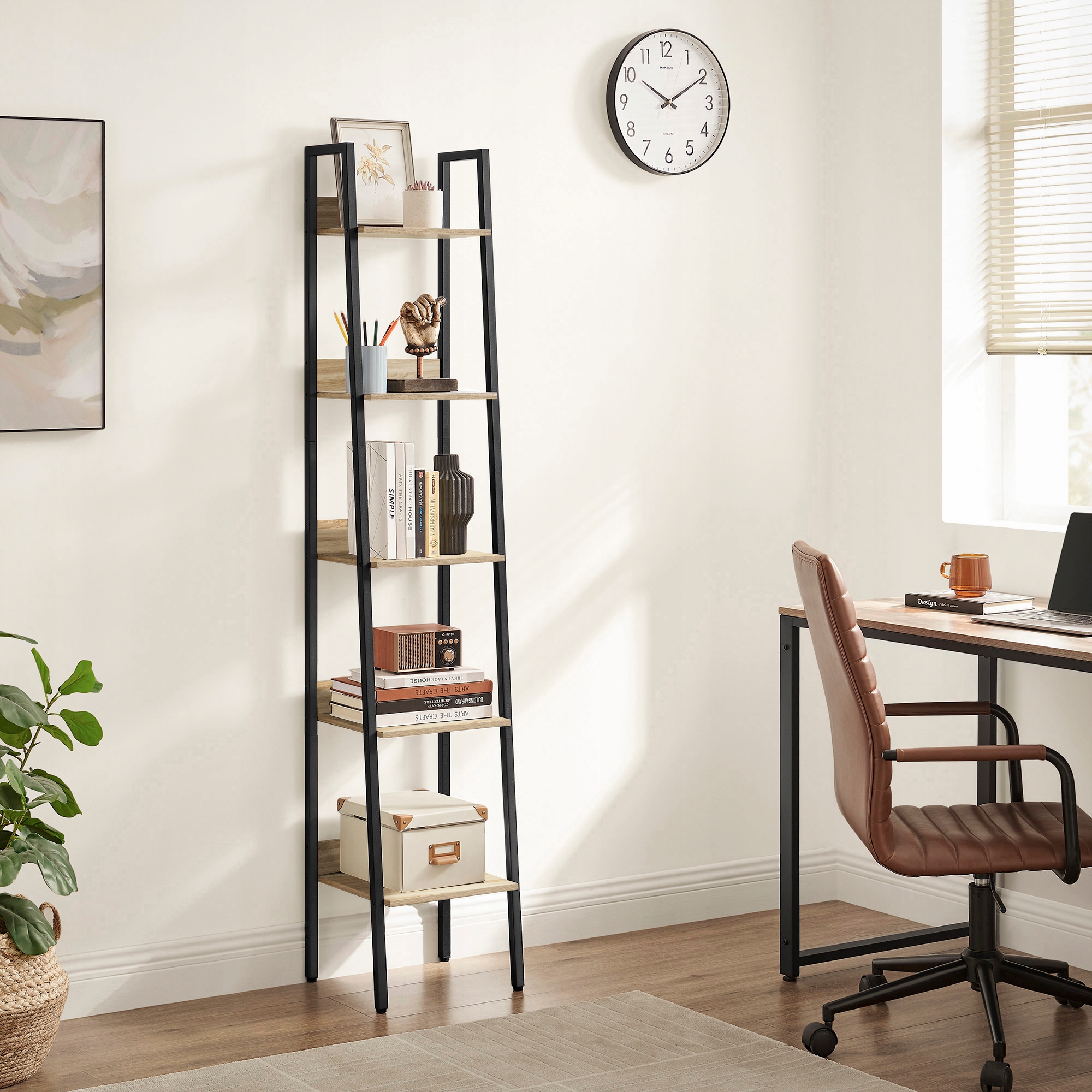 Regał na Książki Półka Do Salonu Pokoju Sonoma Marka MUFART