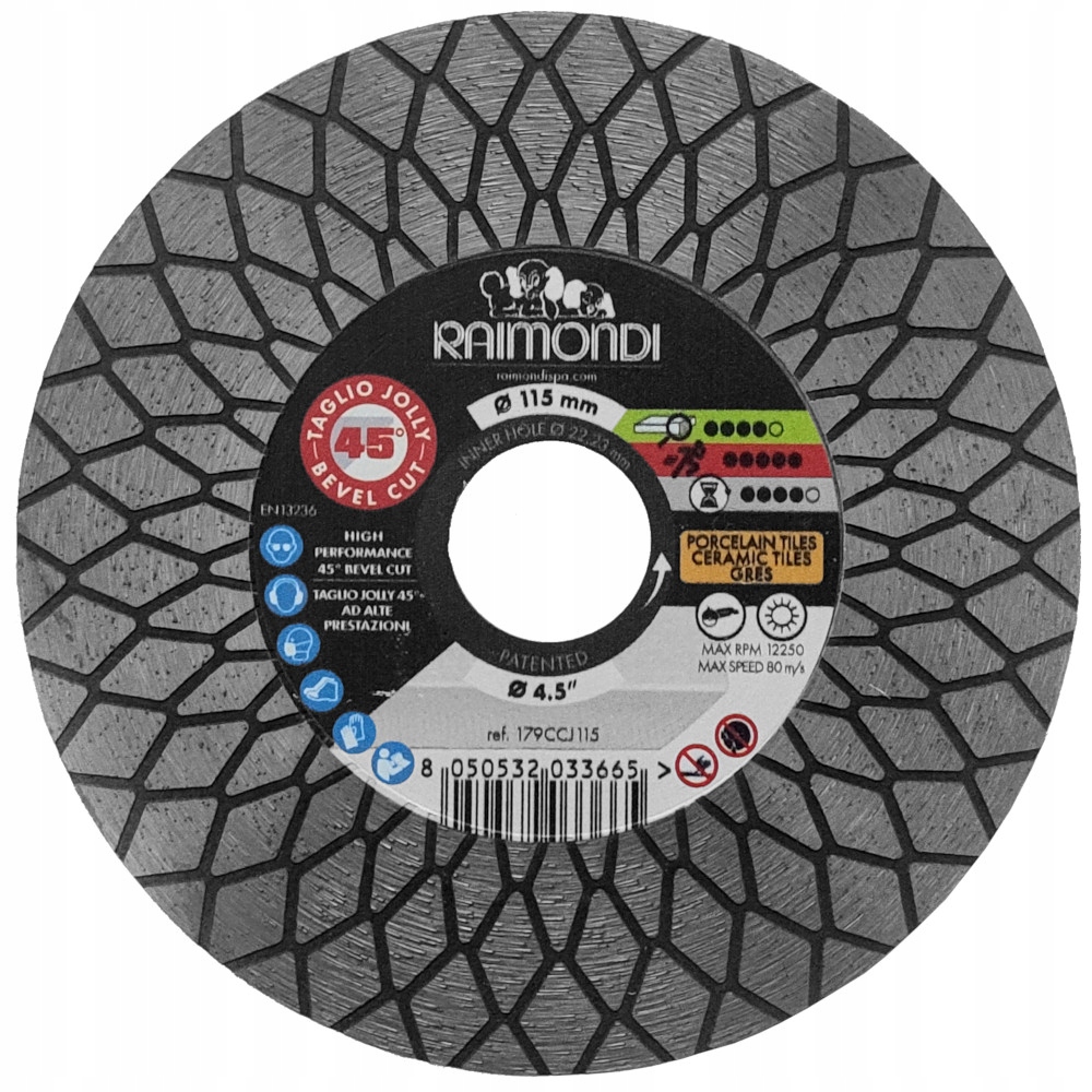 BC45 do fazowania płytek JOLLY Raimondi 2 tarcze Rodzaj piła ręczna