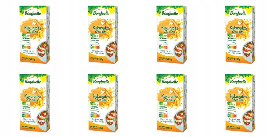 Levně 8 x 170 g Bonduelle Kukuřice zlatá 2x85 g