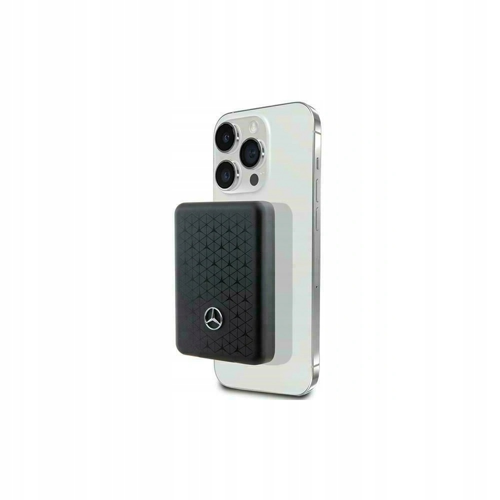 Powerbanka Mercedes 3000 mAh MagSafe Černá Case Pouzdro Pouzdro