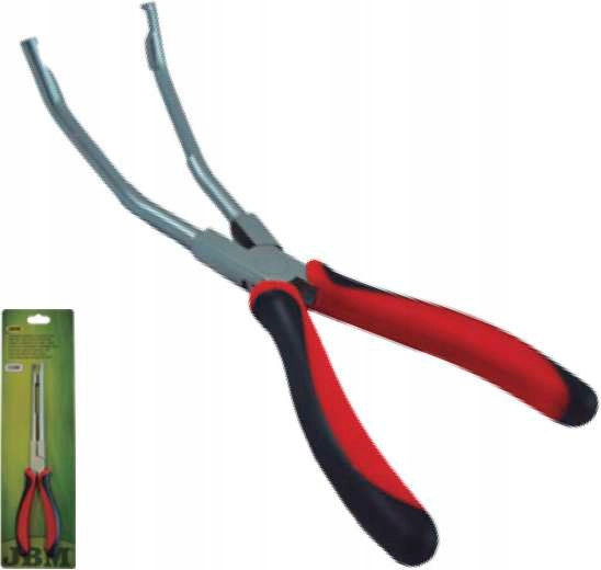 Плоскогубцы с канавкой для свечей, согнутые